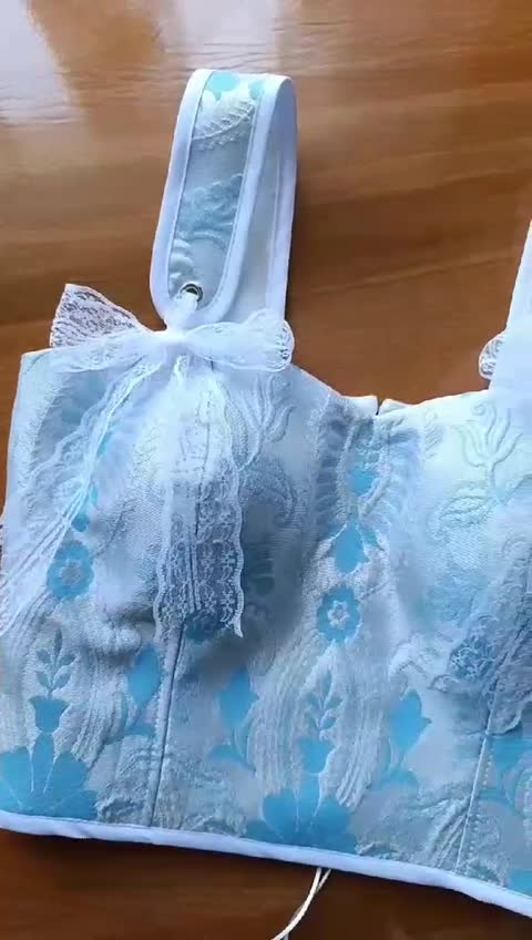 نیمتنه ژاکارد آبی