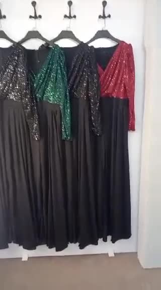 سرهمی دنباله دار زنانه اورال مجلسی زنانه