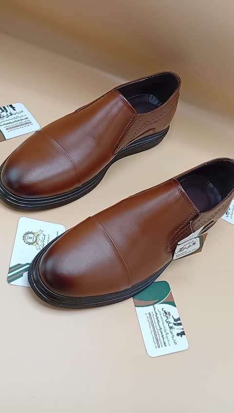 کفش مردانه چرم طبیعی درجه یک مدل سلطان 2کد407