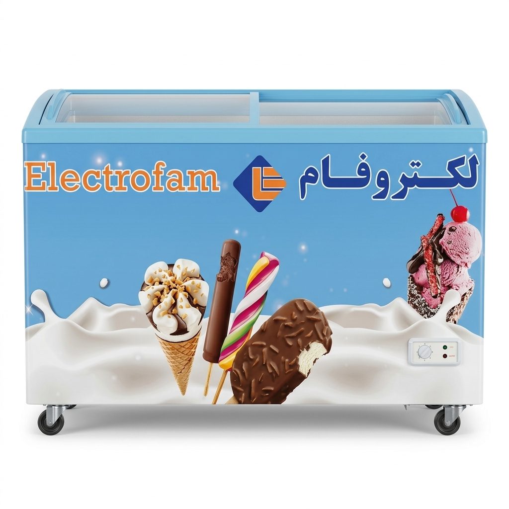 فریزر تاپینگ بستنی الکتروفام مدل 470 لیتری ( پک 2 عددی )