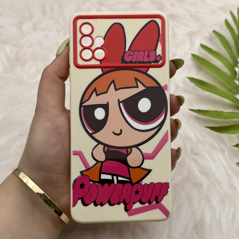 قاب گوشی Galaxy A51 سامسونگ فانتزی ژله ای محافظ لنز دار طرح دخترونه کد 153887