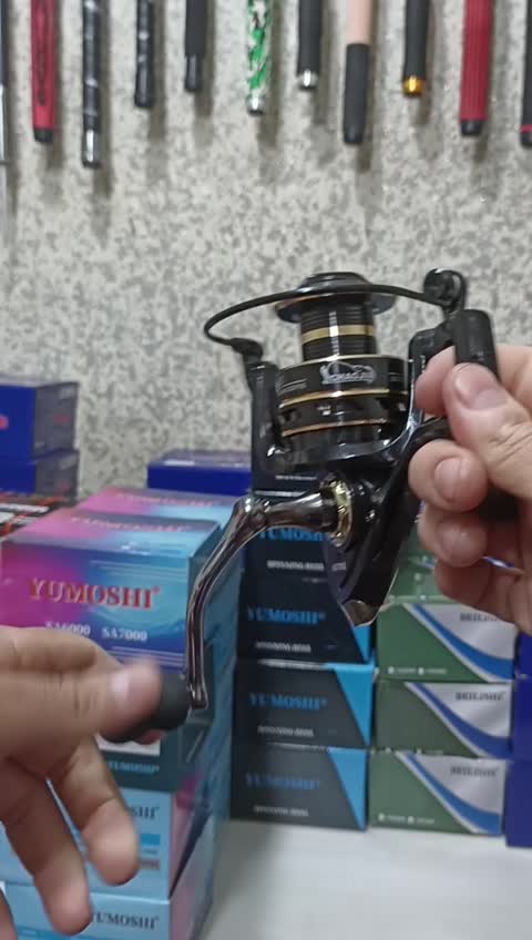 چرخ ماهیگیری 7000 برند رلسکینگز مدل NX7000 مناسب برای چوب ماهیگیری لنسر ماهیگیری 