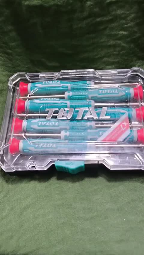 پیچ گوشتی ساعتی 7عددی TOTAL توتال کیفیت صنعتی