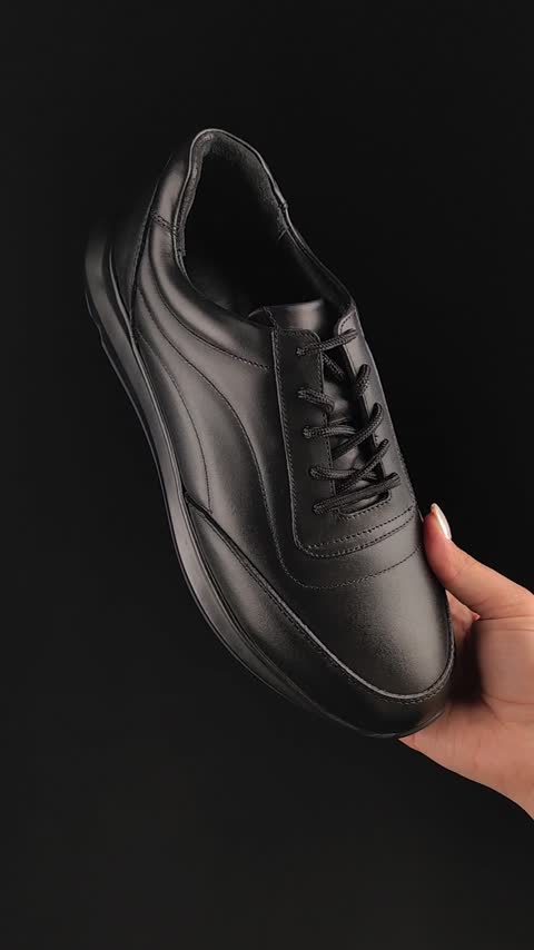 کفش چرم مردانه S1077