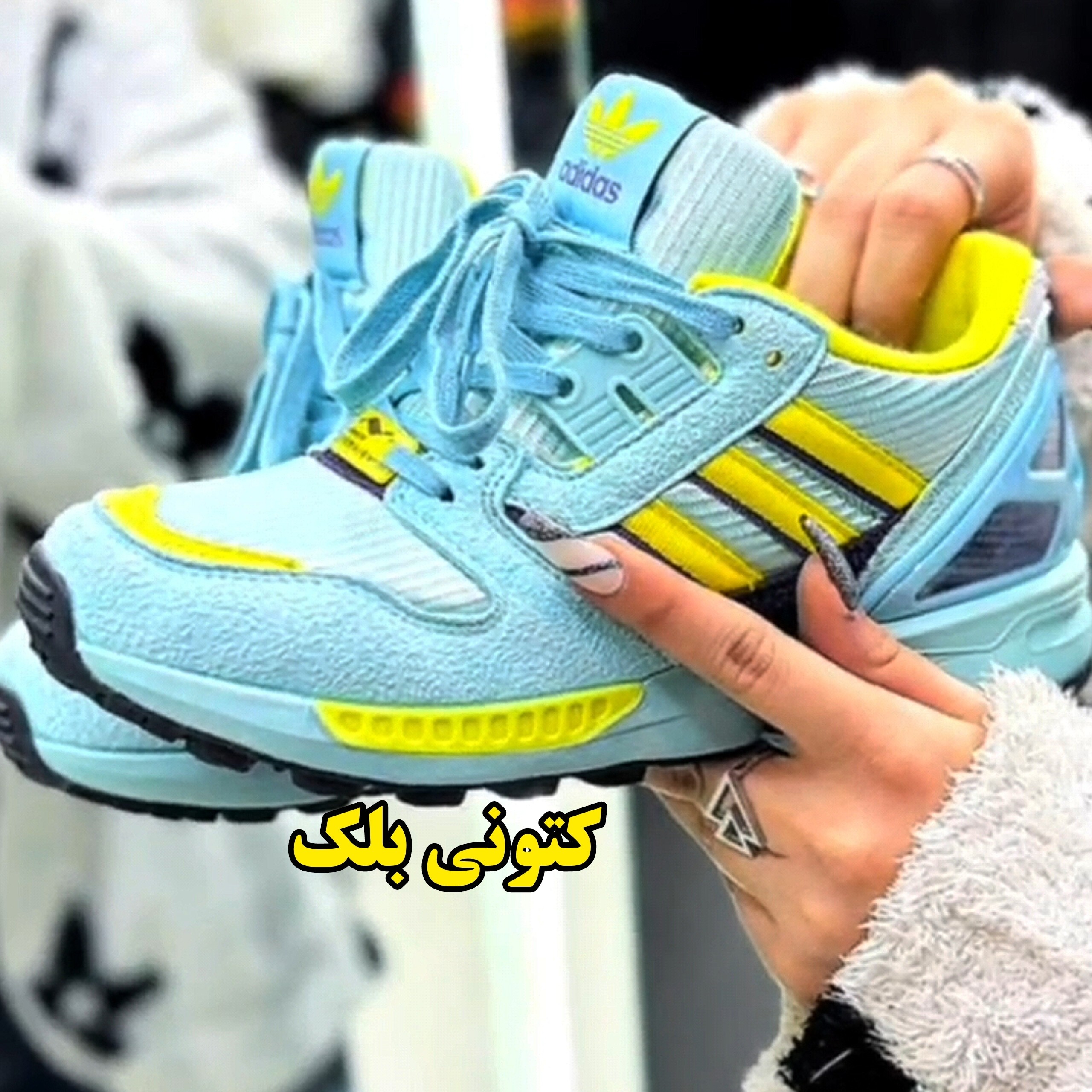 つなかざ خرید و قیمت کتونی زدایکس ZX فیروزه ای 8000 ، سفارش ژاپن ، اورجینال