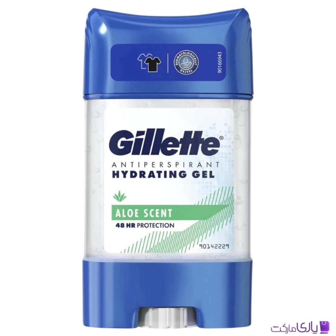 استیک ژله ای ضد تعریق مردانه ژیلت مدل HYDRATING ALOE SCENT حجم 70 میل
