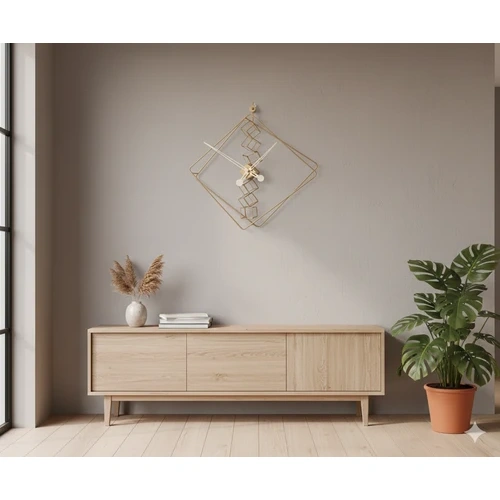 ساعت دیواری فلزی مدرن کد H-140
