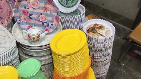 ظروف ملامین طرح دار آیسان نشکن پلو و خورشت و آبگوشت - فوق العاده عالی- درجه 1-فروش به صورت یک عدد -پسکرایه