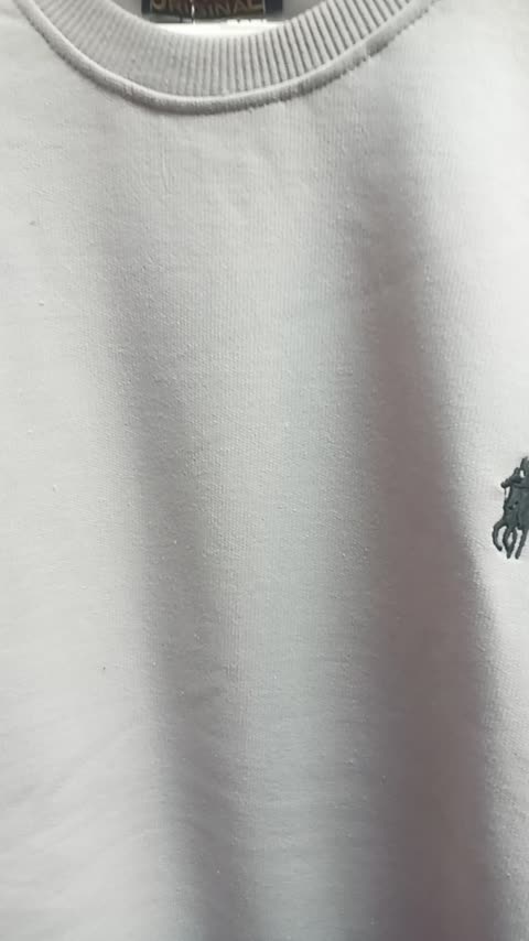 بلوز مردانه نخی یقه گرد آستین دار  سایز XL تا3XL سه رنگ