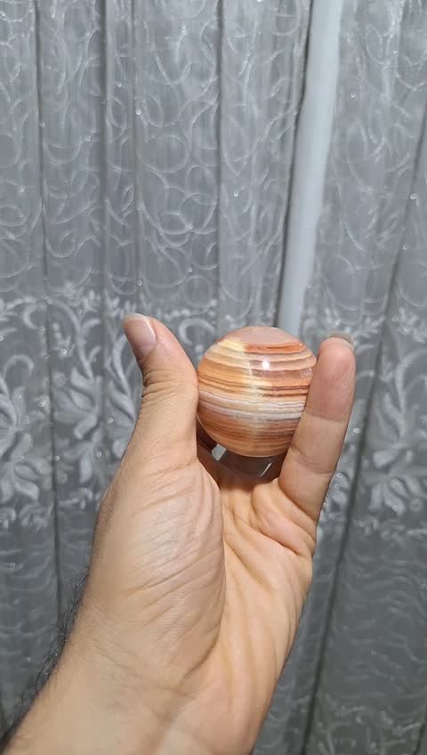 گوی مرمر باباقوری بسیار خوش طرح و رنگ سایز بزرگ کد 30063