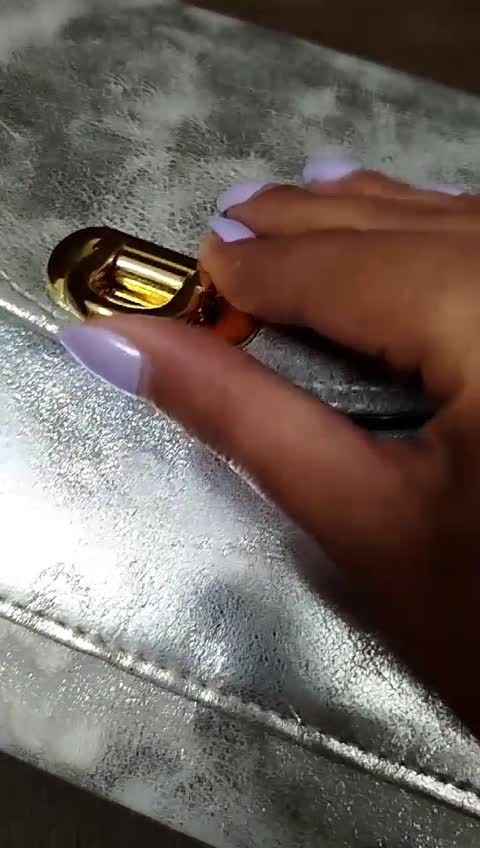 کیف دستی و دوشی مجلسی نقره ای بسیارشیک