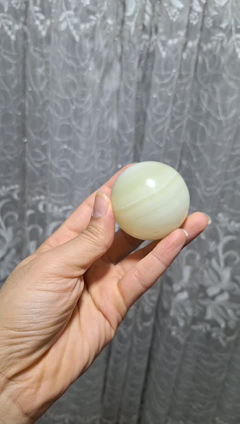 گوی مرمر بسیار خوش طرح و رنگ تمام پولیش خاص و پر انرژی کد 34667