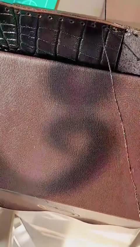 ست کیف و کمربند چرم طبیعی زنانه