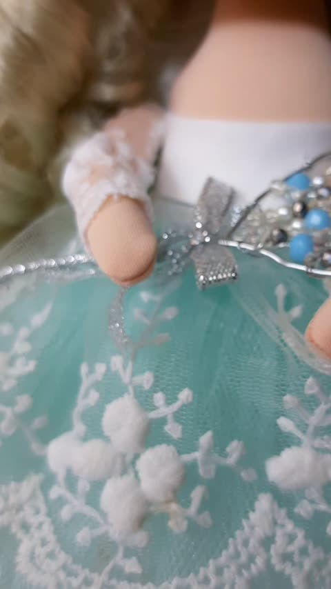  عروسک فرشته آبی