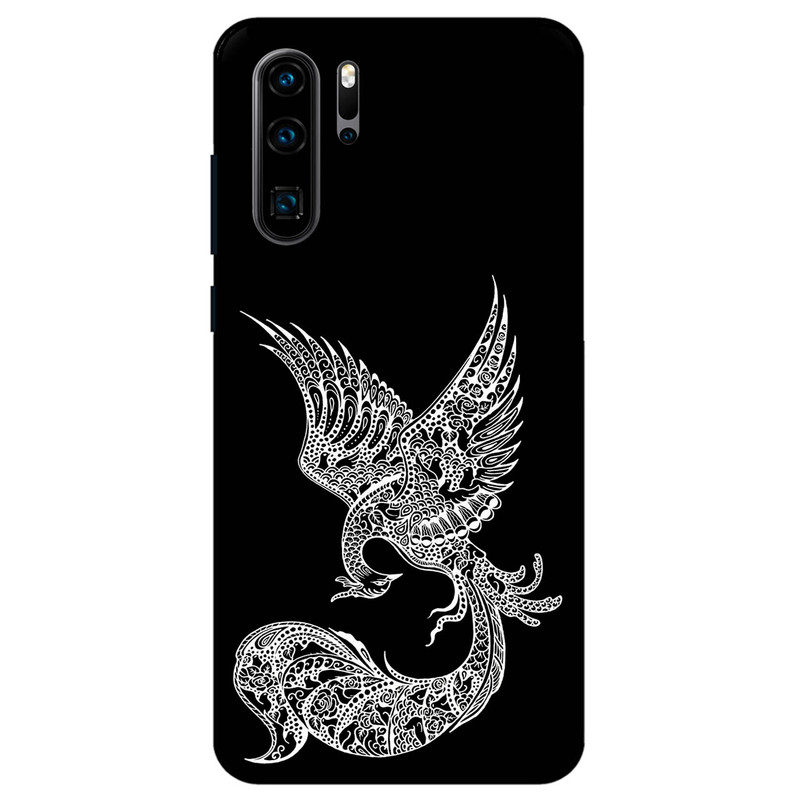 کاور مگافون طرح ققنوس مدل 1629 مناسب برای گوشی موبایل هوآوی P30 Pro - با بهترین کیفیت