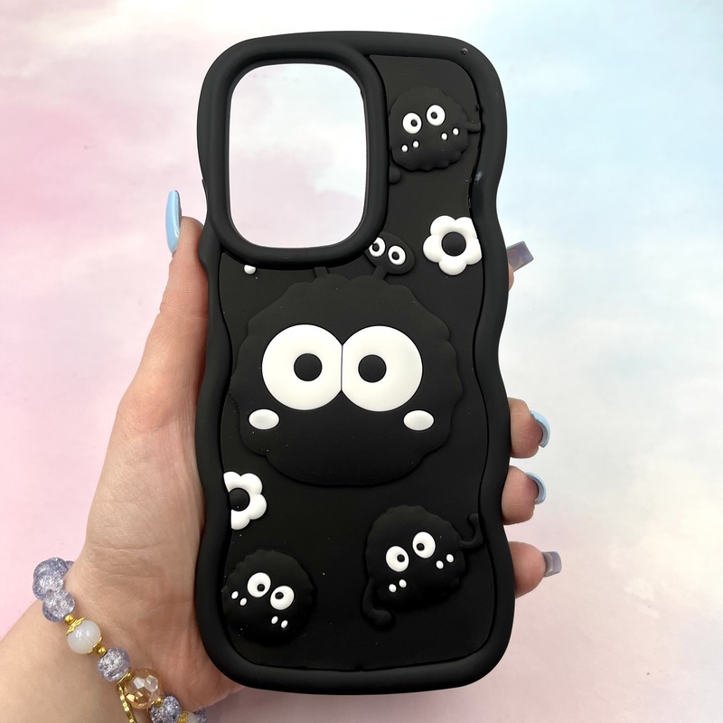 قاب گوشی Redmi A5 / Poco C71 شیائومی Funny Case سیلیکونی عروسکی برجسته ایربگ دار ضد ضربه طرح هپل کد 555780