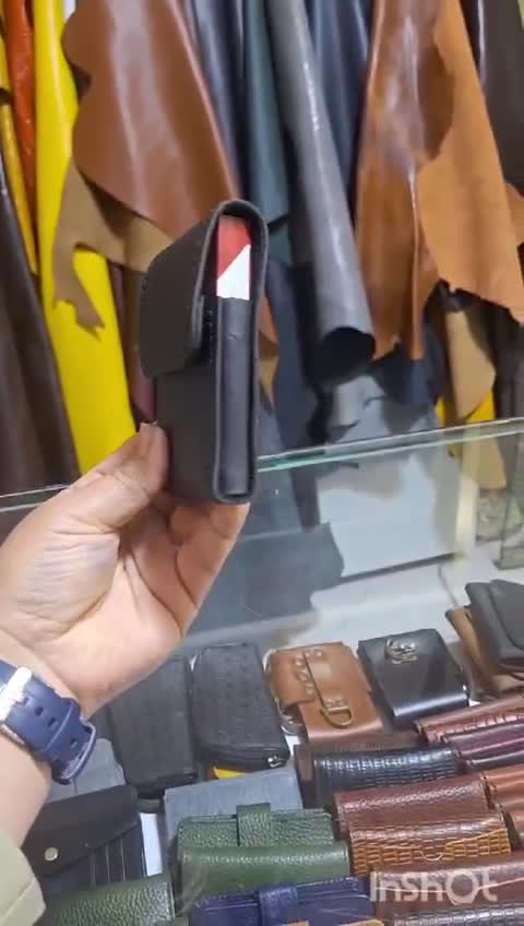 جای سیگاری با چرم طبیعی گاوی درجه یک پوشش سیگار