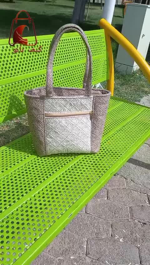 کیف زنانه،کیف3 زیپ ،کیف دستی پارچه ای