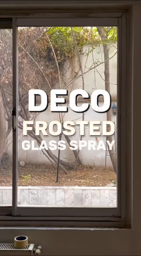 شیشه مات کن دوپلی کالر مدل اسپری FROSTED GLASS حجم 400 میلی لیتر