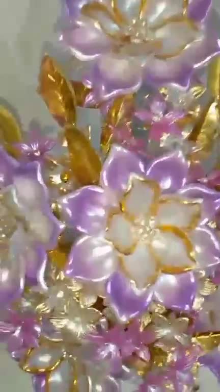 گل کریستالی رومیزی