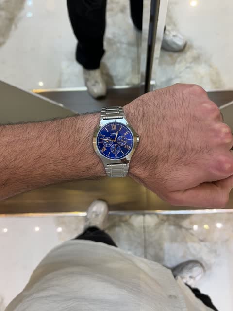 ساعت مچی مردانه کاسیو مدل CASIO-MTP-V300D-2A