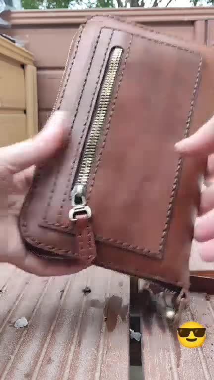 کیف مدارک دستی کد 544چرم طبیعی گاوی درجه یک و دست دوز 