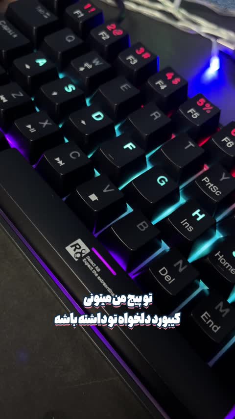 کیبورد گیمینگ آر هشت مدل R8-1037