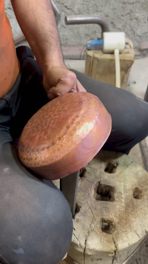 کاسه مدرن مسی روستیک
