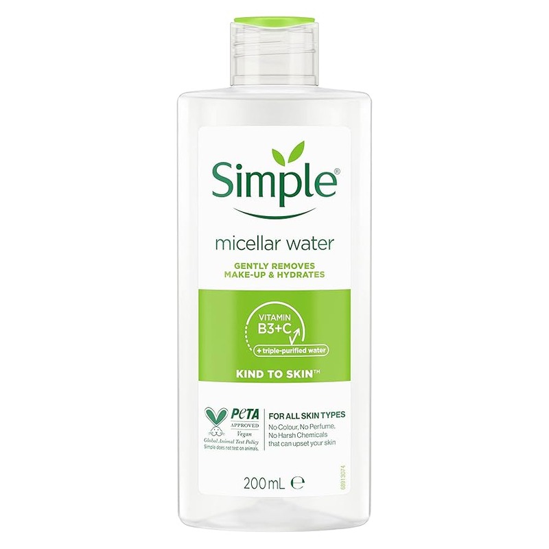 میسلار واتر سیمپل 200 میل Simple Kind to Skin Micellar Cleansing Water