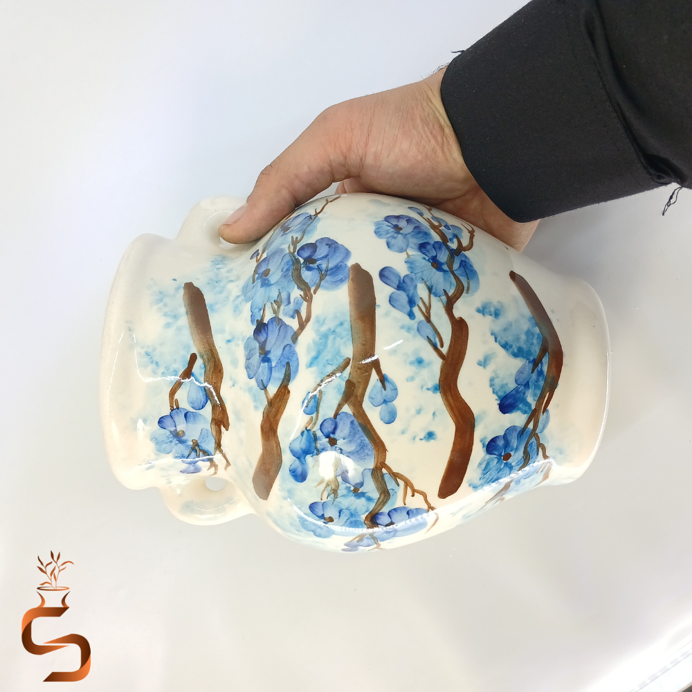 گلدان دیوار کوب مدل دسته دار طرح درخت تضمین کیفیت