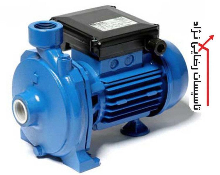 پمپ تک پروانه بشقابی 1 اسب تکفاز ابارا _ مدل پروانه استیل CMA/S 1.00 M (L)