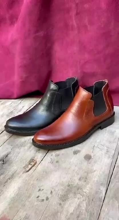 کتونی چرم مردانه چرم گاوی اصل کد tab