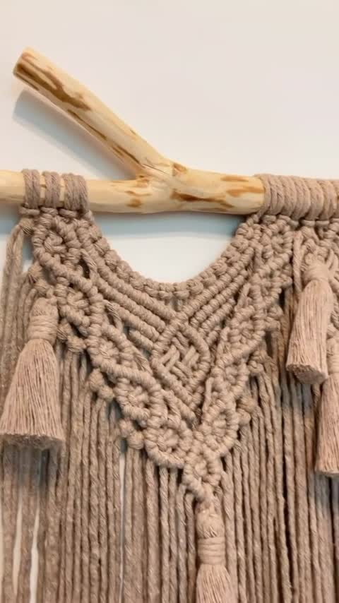 دیوارکوب مکرومه طرح آنارام