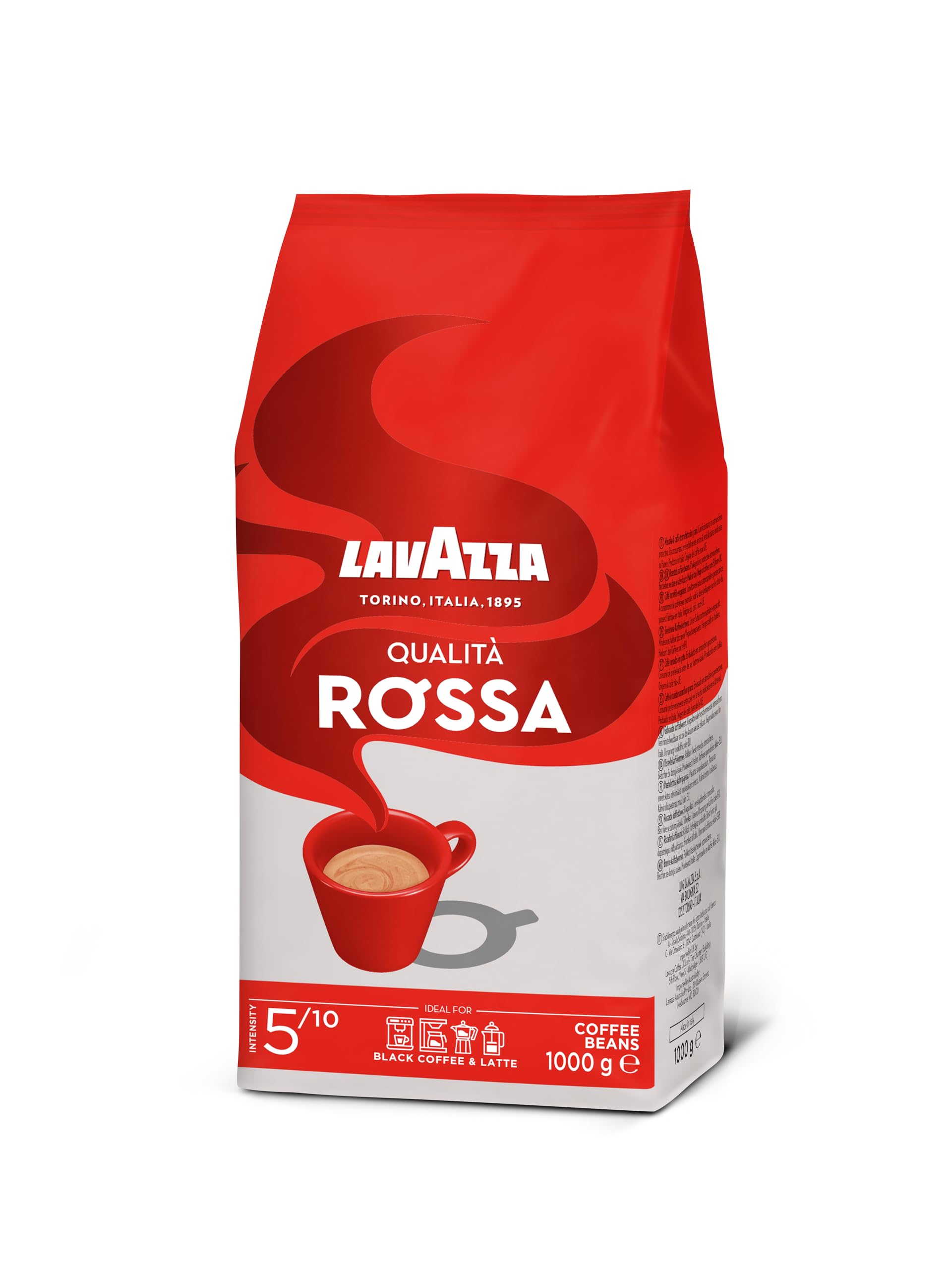 دانه قهوه لاوازا کوالیتا روسا قرمز 1 کیلویی Lavazza