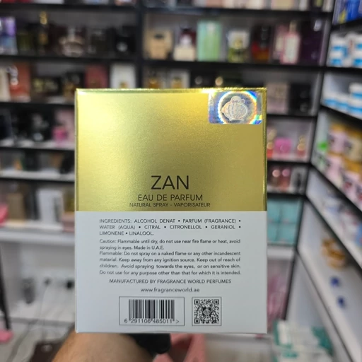ادکلن زن زنانه فراگرنس ZAN ادو پرفیوم 100 میل