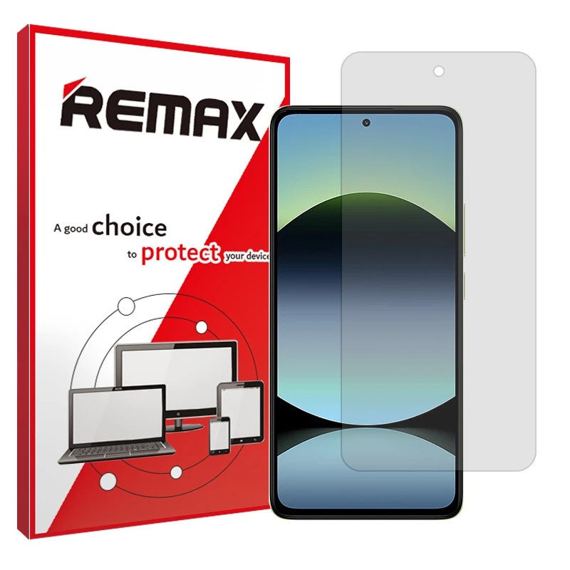 محافظ صفحه نمایش شفاف ریمکس مدل هیدروژلی مناسب برای گوشی موبایل شیائومی Redmi Note 14 4G ارسال سریع