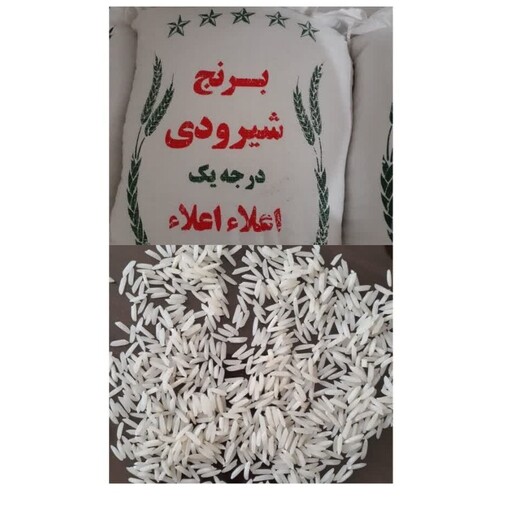 برنج  طارم شیرودی اعلا (5کیلویی)