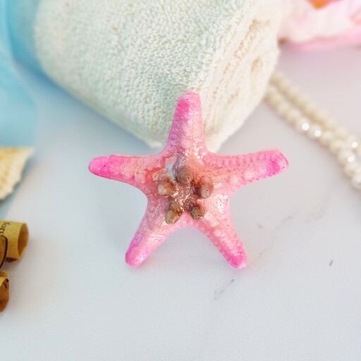 صابون تزیینی دستساز طرح ستاره دریایی کد2