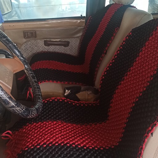 پشتی  دستباف صندلی خودرو ایفاناز (یک عدد)( L )ابعاد چهل و  چهار  در صدو  پانزده