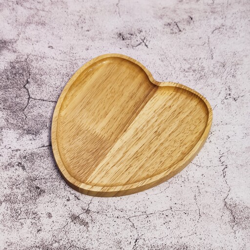 بشقاب قلب سایز بزرگ تهیه شده از چوب رابر سوپر پلاس با کیفیت بالا 