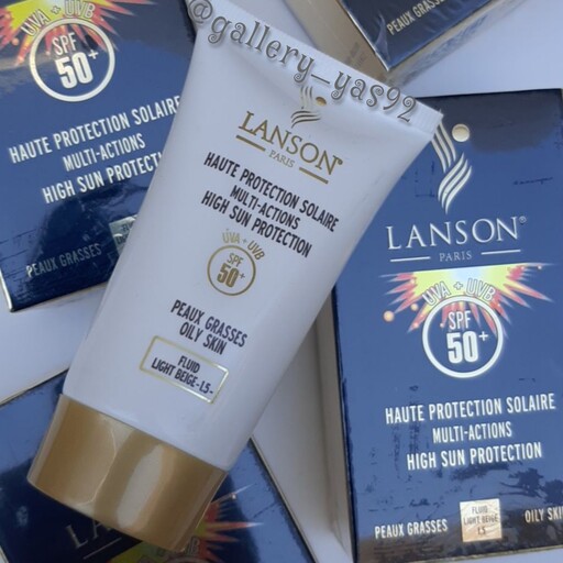 ضد آفتاب لانسون LANSON SPF50                           عالی ترین ضد آفتاب های                   هم کرم پودر و هم ضدآفتاب