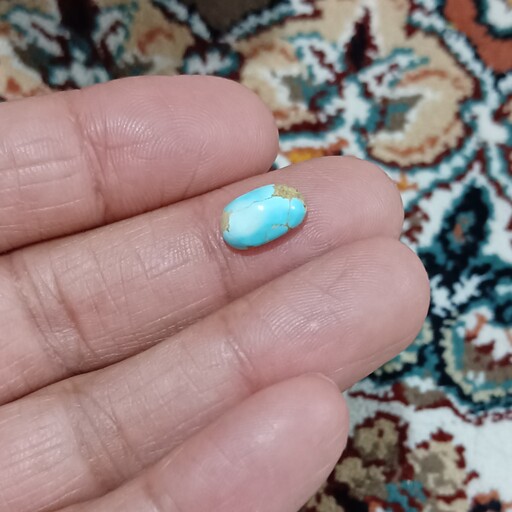 نگین و سنگ فیروزه نیشابور اصل و معدنی تراش دامله زیبا و خوشرنگ مخصوص انگشتر زنانه و مردانه 