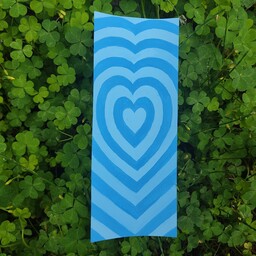 بوک مارک قلب قلبی آبی زیبا علامت گذار کتاب شما 