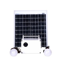 سیستم برق خورشیدی 20 وات مدل SCPK-20 ظرفیت 90 وات ساعت