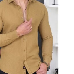 پیراهن کنفی آستین بلند  درجه یک مردانه تابستانی 