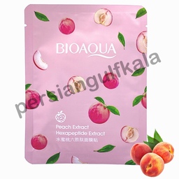 ماسک ورقه ای صورت عصاره هلو برند  BIOAQUA بیوآکوا  -25 گرم