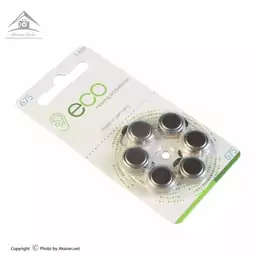 باتری سمعک اکو (eco) سایز 675 بسته 60 عددی،دارای عمر طولانی تا 3 سال با عملکرد عالی (باطری سمعک)