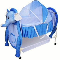 ننو کودک عروسکی فیل آبی- گهواره پسرانه