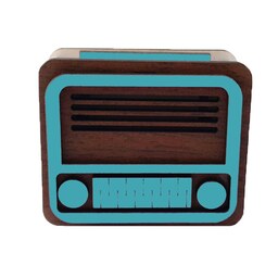 تراش چوبی مخزن دار  رادیو ضبط صوت بسته 1 عددی