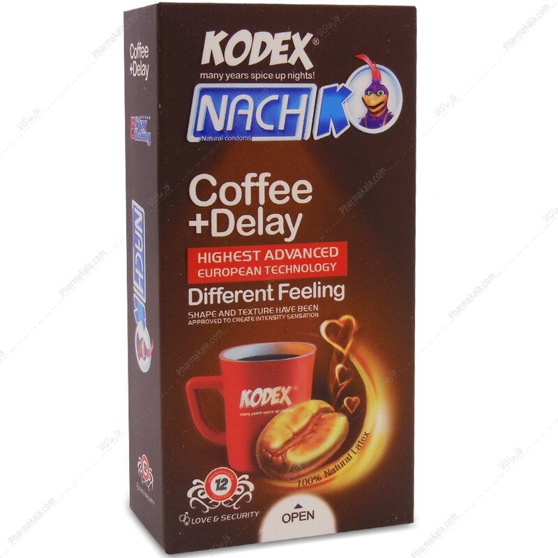 کاندوم  مدل قهوه کدکس (12 عددی) اصلی